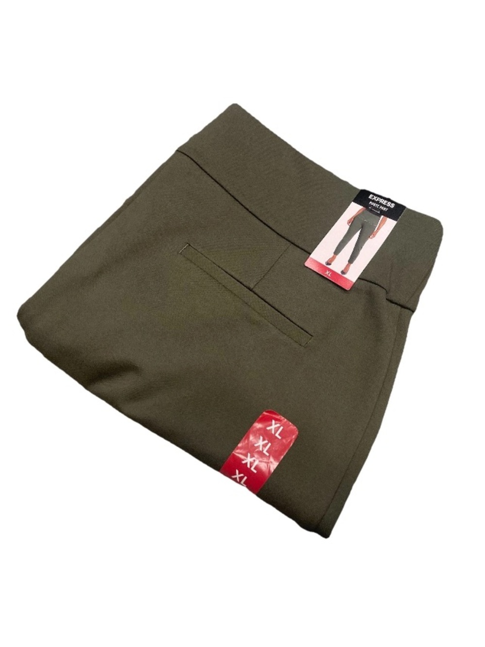 Express Olive Green Women's XL Ponte Pants NWT, $80 MSRP